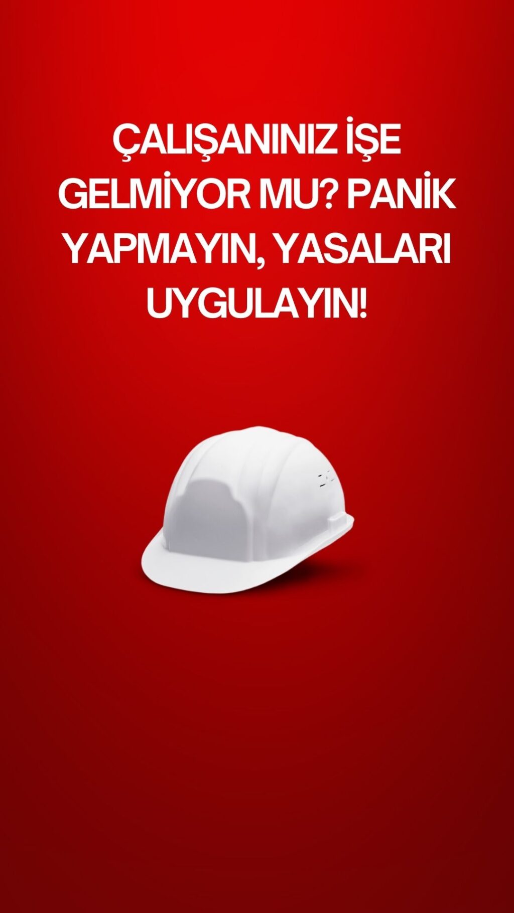 İşe gelmeyen işçi için devamsızlık tutanağı tutma ve haklı fesih sürecini gösteren, üzerinde boş bir ofis sandalyesi ve dokümanlar olan bir görsel.