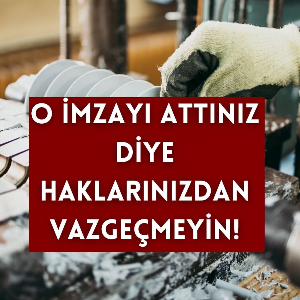 İşçinin imzaladığı ibraname geçerli mi sorusunu yanıtlayan, üzerinde bir belge ve kalem olan konsept görsel.
