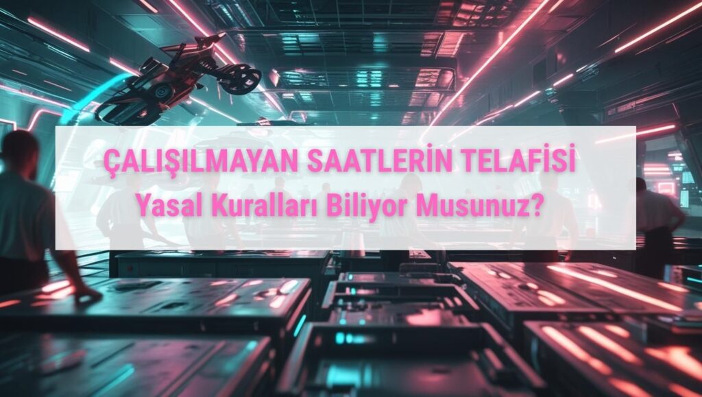 Futuristik bir teknoloji ortamında telafi çalışması nedir ve yasal şartları nelerdir sorusunu soran görsel