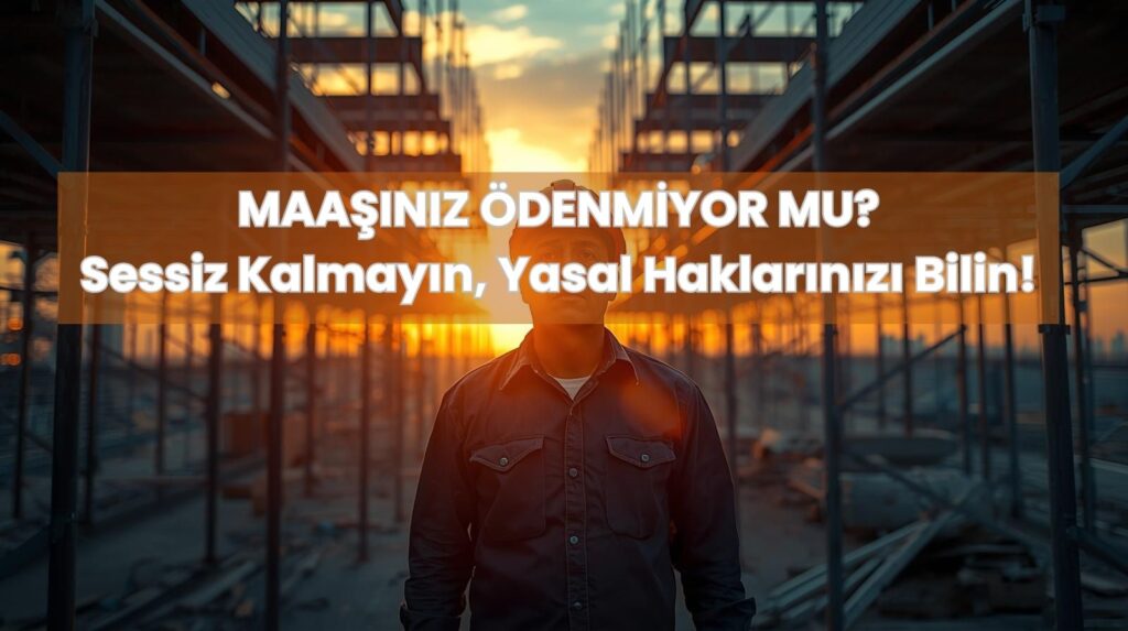 Maaşım ödenmiyor ne yapmalıyım diye düşünen bir çalışan ve işçinin yasal hakları ile ilgili rehber