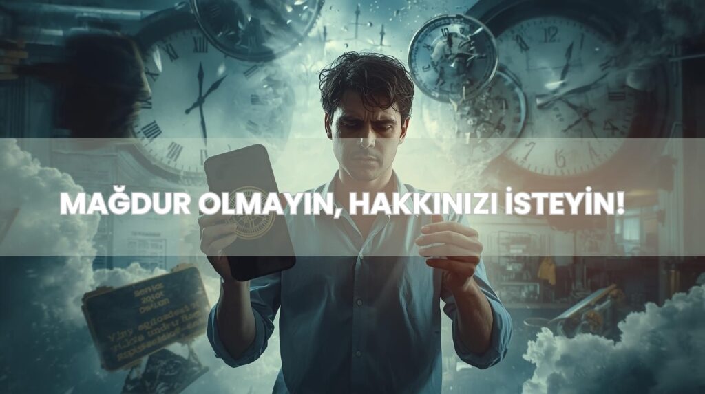 Serviste 10 günü geçen ürün için ikame ürün talebi hakkını kullanan bir tüketici..
