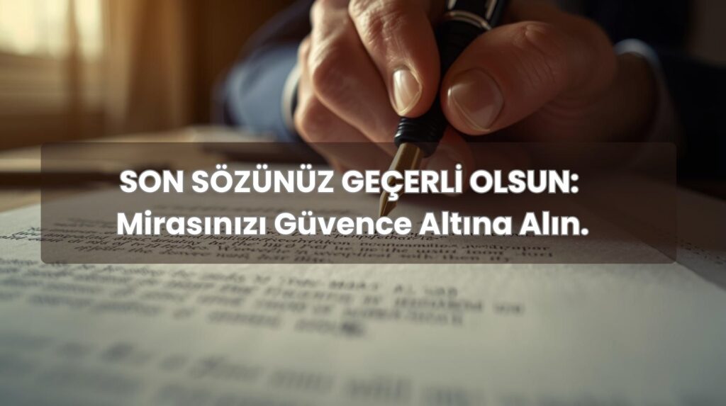 Vasiyetname nasıl hazırlanır sorusunu yanıtlayan, el yazılı vasiyetname hazırlama anını gösteren bir görsel.