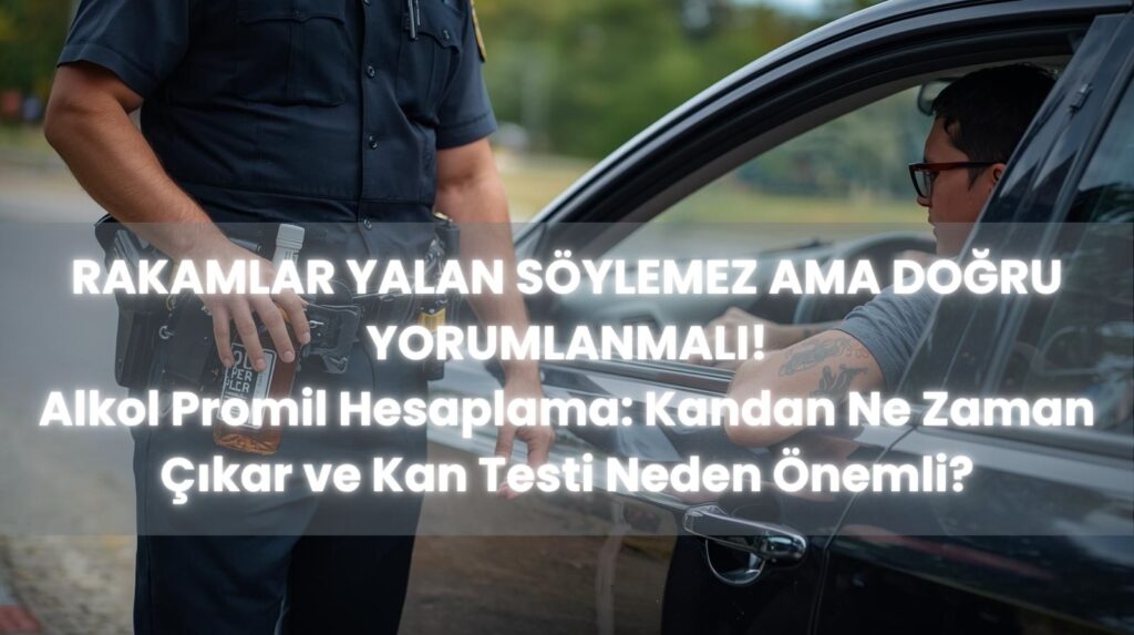 Alkol promil hesaplama, alkolmetreye itiraz durumunda kan testi ve alkolün kandan saatte 0.15 promil düşüş kuralı.