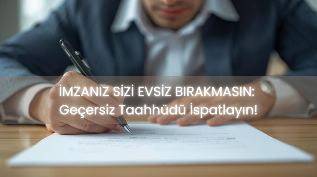 Boş veya aynı gün alınan tahliye taahhüdü geçersizliği ispatı için tanıkla ispat ve mesajların delil başlangıcı olarak kullanılması.