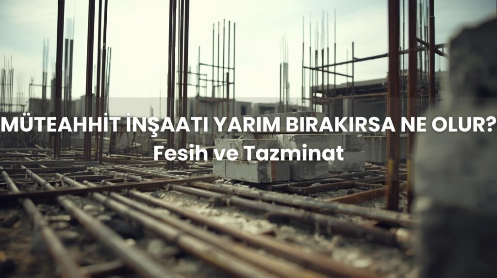 Müteahhit inşaatı bitirmezse arsa payı karşılığı inşaat sözleşmesi feshi ve tazminat davası.