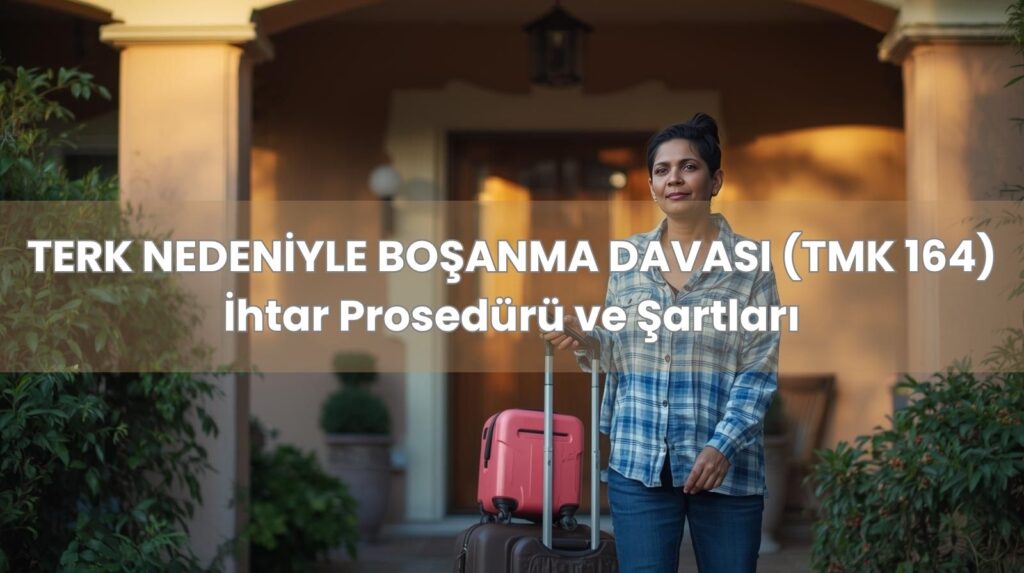 Terk nedeniyle boşanma davası (TMK 164) ve evi terk eden eşe ihtar çekme şartları.