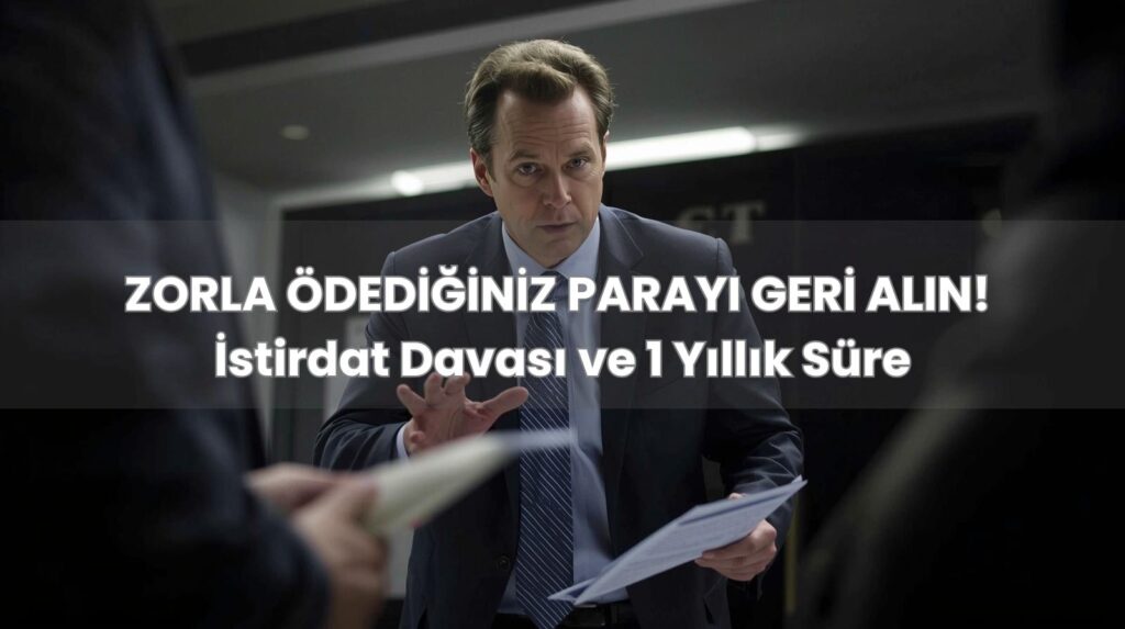 İcra dairesine haksız yere ödenen paranın geri alınması için açılan istirdat davası dilekçesi.