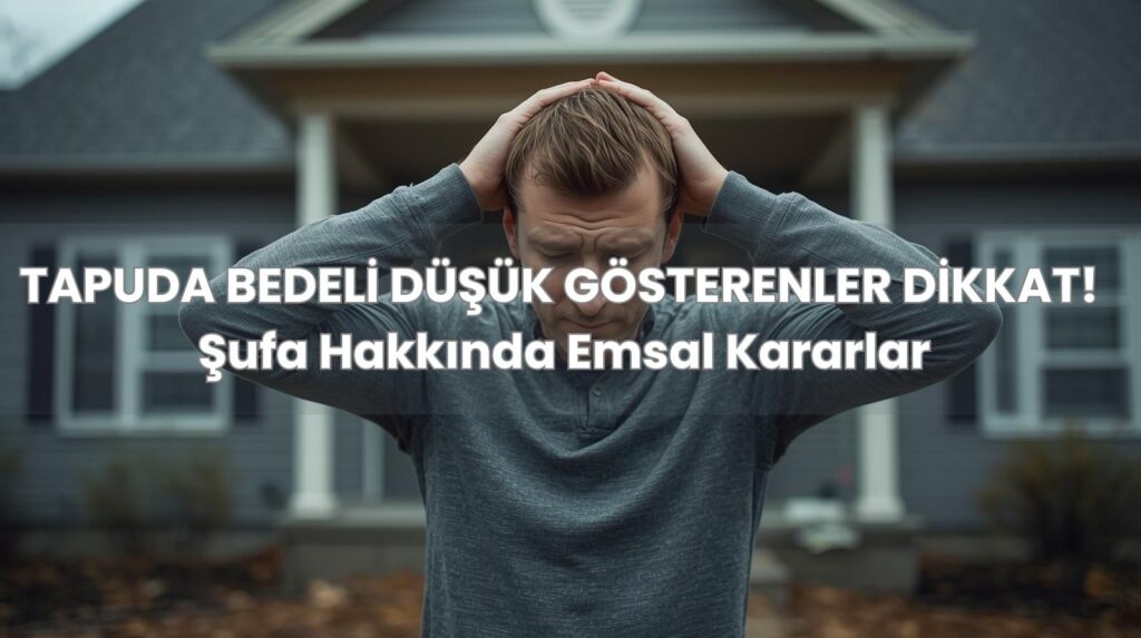 Önalım davasında tapu bedeli düşük gösterilen gayrimenkul ve tapu senedi görseli.