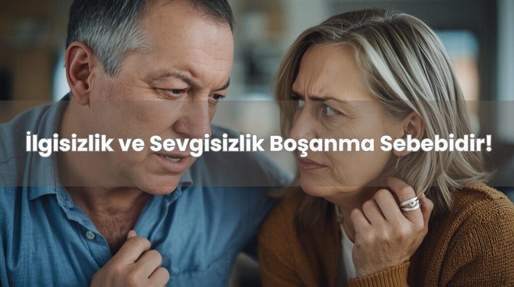 Eşin ilgisizliği nedeniyle açılan boşanma davası ve mutsuz çift