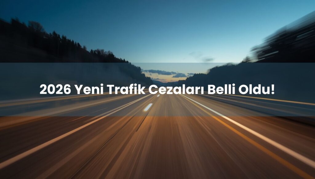 2026 yılı güncel yeni trafik cezaları ve Karayolları Trafik Kanunu değişiklikleri rehberi.
