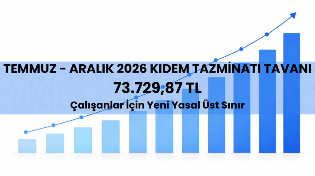 Temmuz Aralık 2026 yeni kıdem tazminatı tavanı istatistik grafiği Öden Hukuk