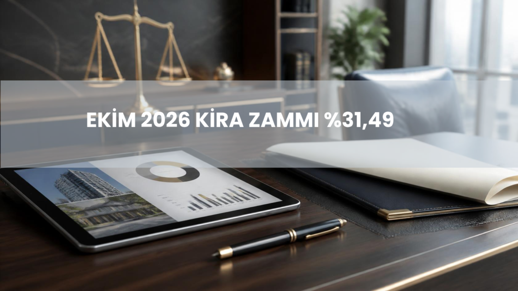 Ekim 2026 kira zam oranı yasal artış tavanı hesaplaması ve kira hukuku danışmanlığı görseli